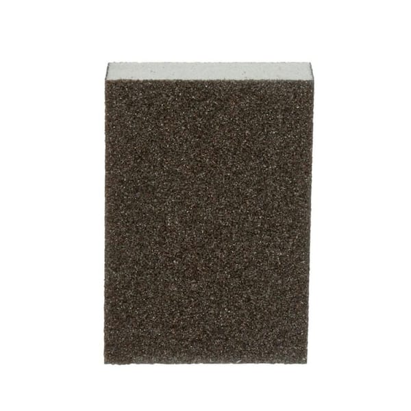 3M - General Purpose Sanding Sponge 4-1/2 in. x 2-5/8 in. x 1 in. Medium-Grit (3-Pack)