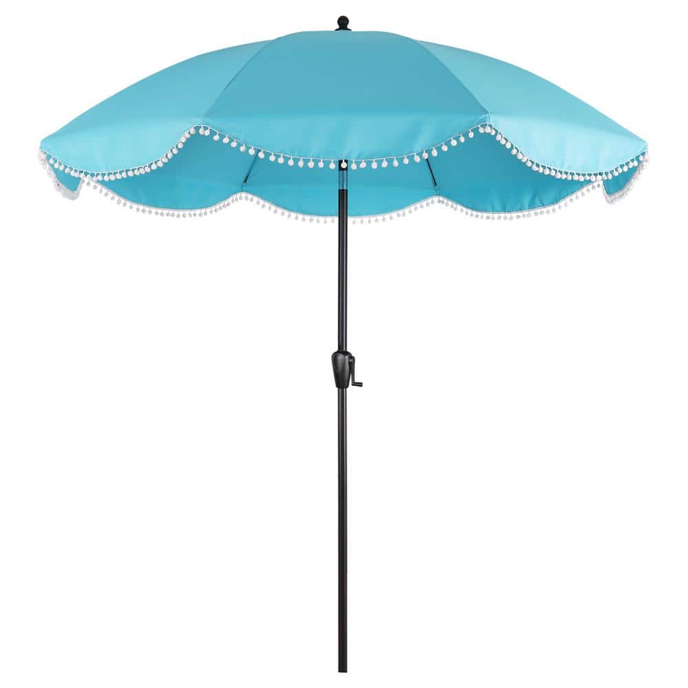 9 ft. Round Market Patio Umbrella in Aqua price history on PriceWatchPro
