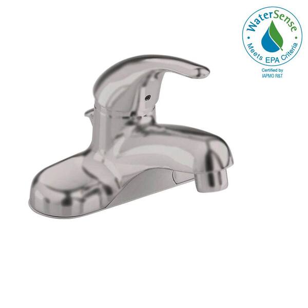 American Standard Colony Soft 4 in. Centerset Single Handle Bathroom Faucet in Brushed Nickel