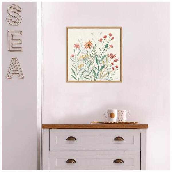 Amanti Art Janelle Penner Wildflower Vibes II 16 x 16 in. Wall Art in Brown, Transitional | Bellacor | A42605516391