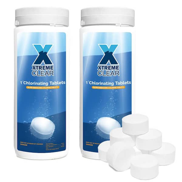 1.5 lbs. 1 in. Swimming Pool Chlorinating Tablets (2-Pack)