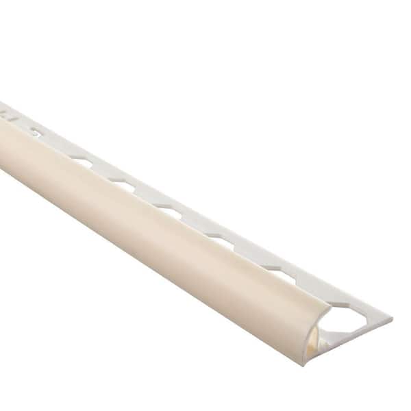 Novocanto Ivory 3/8 in. x 98-1/2 in. PVC Tile Edging Trim