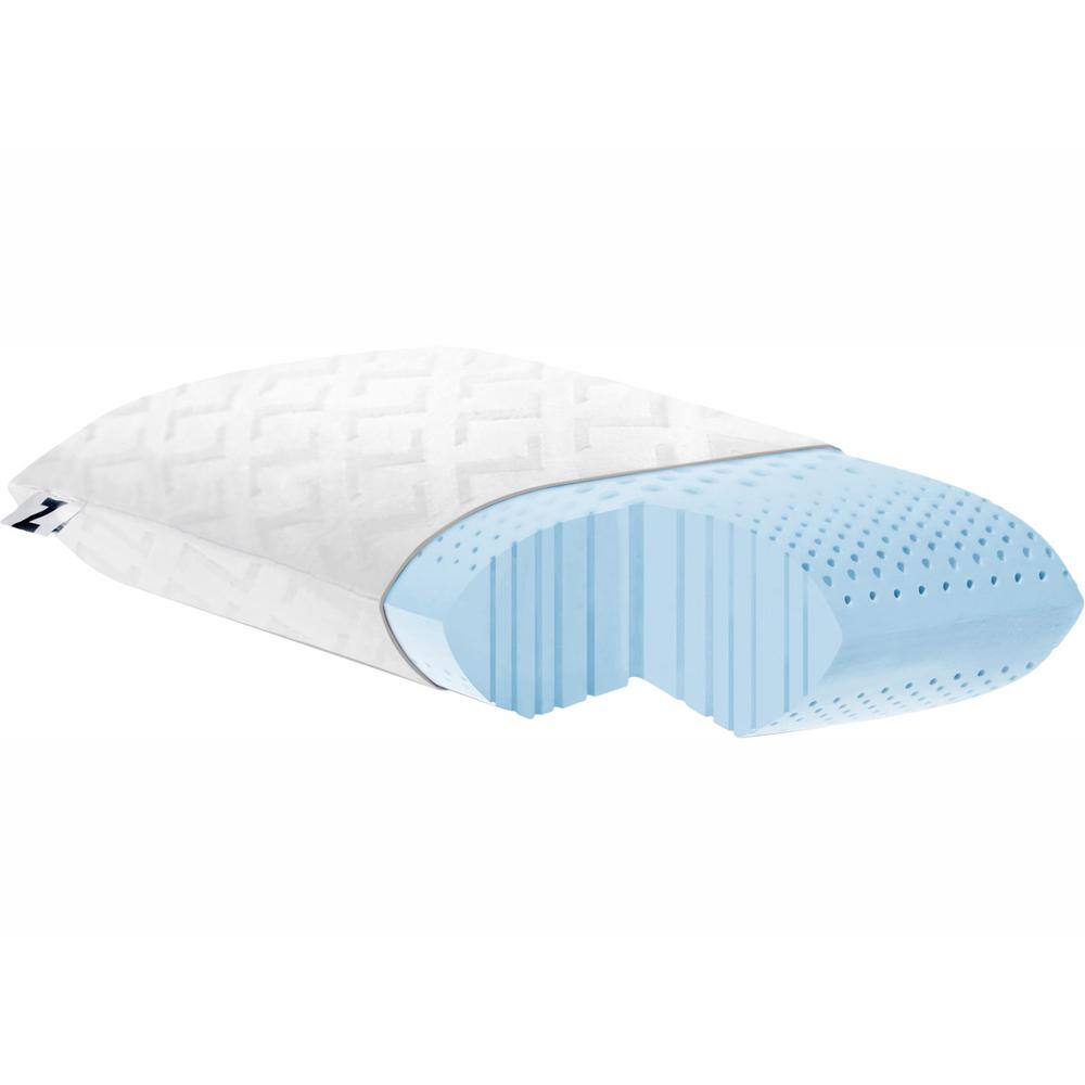 Malouf Z Cooling Gel Memory Foam King Pillow ZZKKLPZG - The