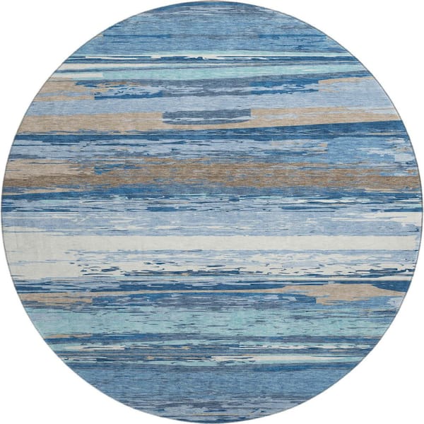 Addison Rugs Mayfield Premium Machine Washable Abstract AMF2287 Blue 8 ...