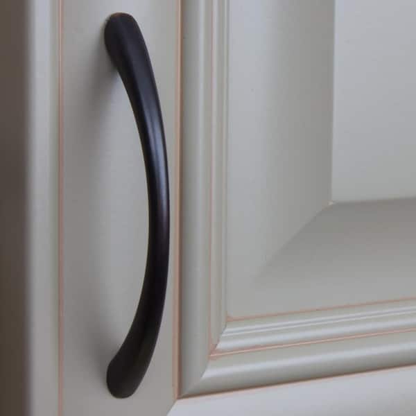 3-3/4 in. Center-to-Center Oil Rubbed Bronze Small Loop Cabinet Pulls (10-Pack)