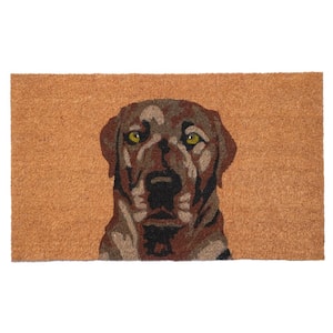 Calloway Mills Black/White Ghost 24 in. x 36 in. Coir Door Mat 102002436 -  The Home Depot