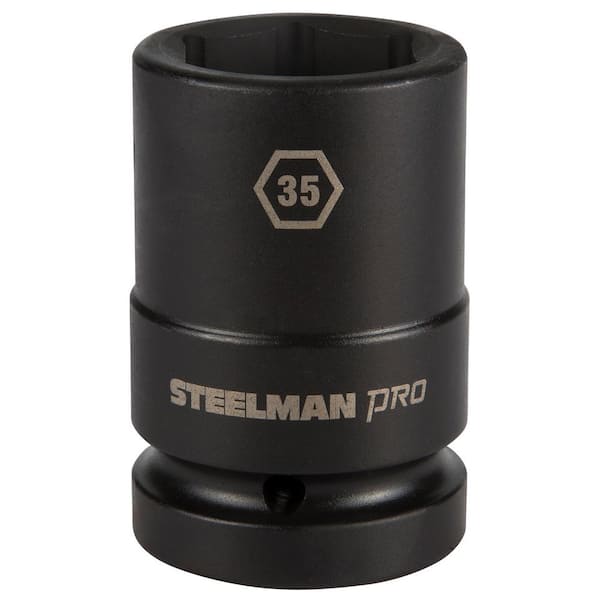 1 in. Drive Impact 6 Point 35 mm Thin Wall Deep Socket