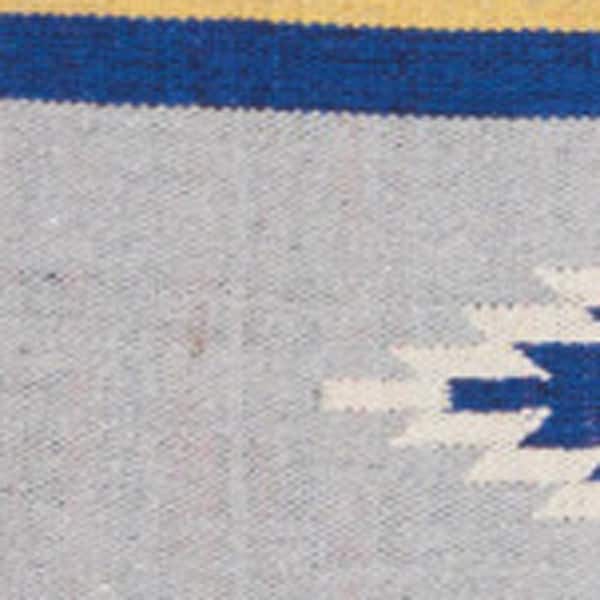 5 ft. x 7 ft. Ivory Southwestern Handmade With Fringe Area Rug