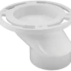 JONES STEPHENS 7 in. O.D. Plumbfit PVC Offset Closet (Toilet) Flange w ...