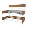 Wall Mount Laundry Garment Rack