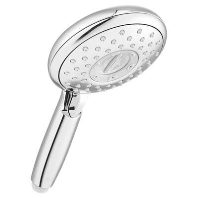 Spectra+ 4-Spray 5 in. Single Wall Mount Handheld Rain Shower Head in Polished Chrome