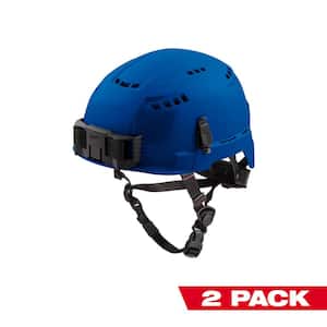 BOLT Blue Type 2 Class C Vented Safety Helmet (2-Pack)