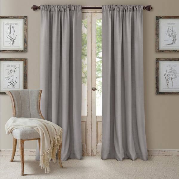 Elrene Cachet Textured Solid Blackout Window Curtain