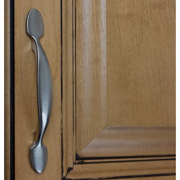 3 in. Center-to-Center Satin Nickel Classic Cabinet Pull (10-Pack)