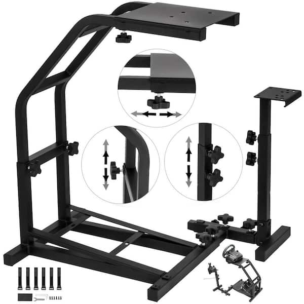 VEVOR Race Simulator Cockpit for Logitech G25, G27, G29, G920 Height Adjust  Race Wheel Stand,Wheel Pedal Shifter Not Included G29G27G25ZLYXZJ01V0 - The  Home Depot