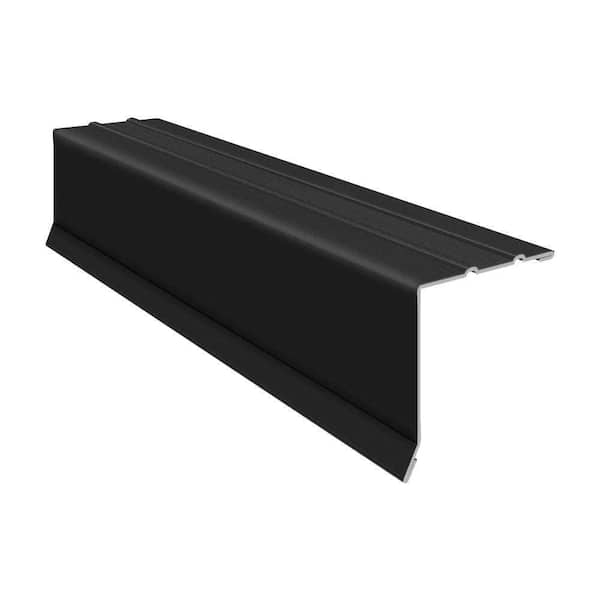 Gibraltar Building Products 1-7/8 in. x 1-7/8 in. x 10 ft. Galvanized Steel Drip Edge Flashing in Black