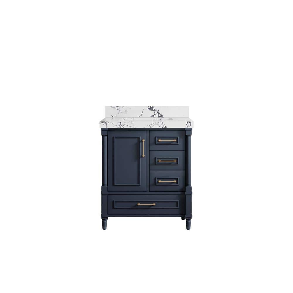 Willow Collections Hudson 30 in. W x 22 in. D x 36 in. H Single Sink