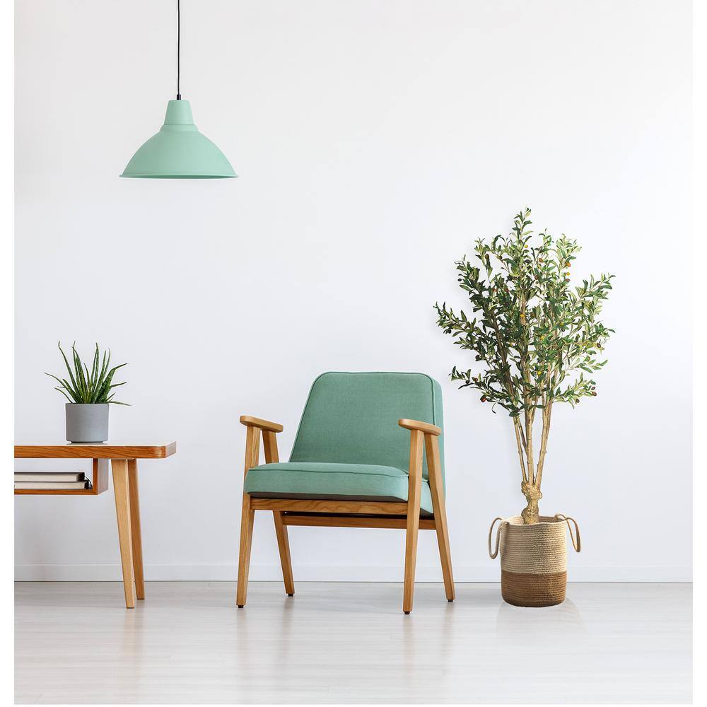 Mediterranean Elegance 5' Silk Olive Tree with Lush Leaves