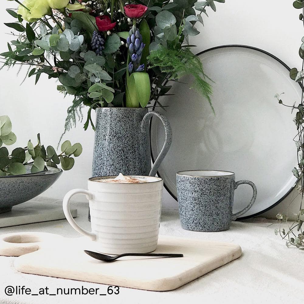 Studio Grey Textured Stoneware Large Jug with Handle