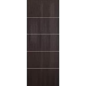 Optima 4H 18 in. x 80 in. No Bore Solid Composite Core Veralinga Oak Composite Wood Interior Door Slab