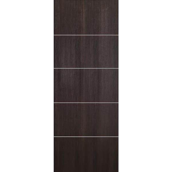 Optima 4H 24 in. x 80 in. No Bore Solid Composite Core Veralinga Oak Composite Wood Interior Door Slab