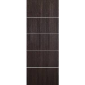Optima 4H 28 in. x 80 in. No Bore Solid Composite Core Veralinga Oak Composite Wood Interior Door Slab