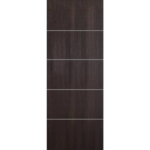 Belldinni Optima 4H 36 in. x 80 in. No Bore Solid Composite Core Veralinga Oak Composite Wood Interior Door Slab