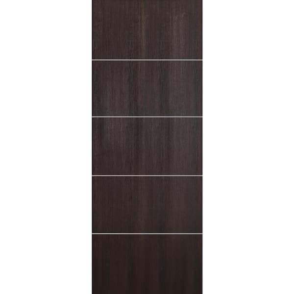 Belldinni Optima 4H 28 in. x 96 in. No Bore Solid Composite Core Veralinga Oak Composite Wood Interior Door Slab
