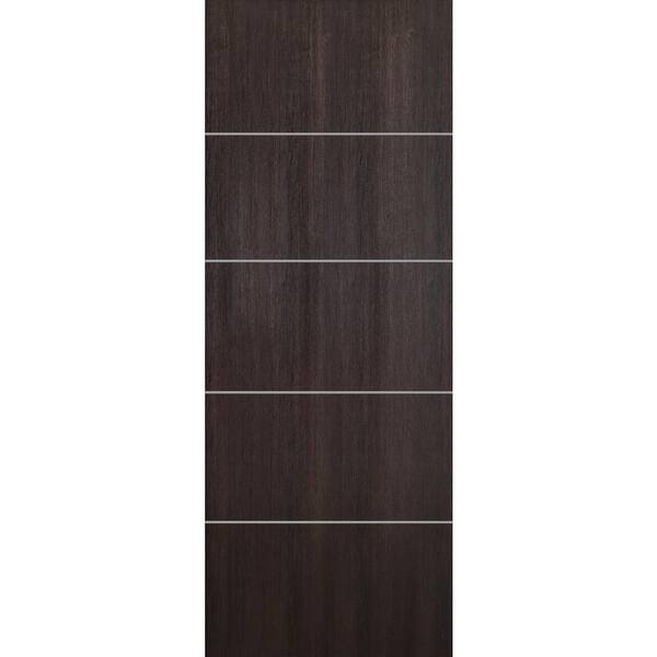 Belldinni Optima 4H 36 in. x 96 in. No Bore Solid Composite Core Veralinga Oak Composite Wood Interior Door Slab