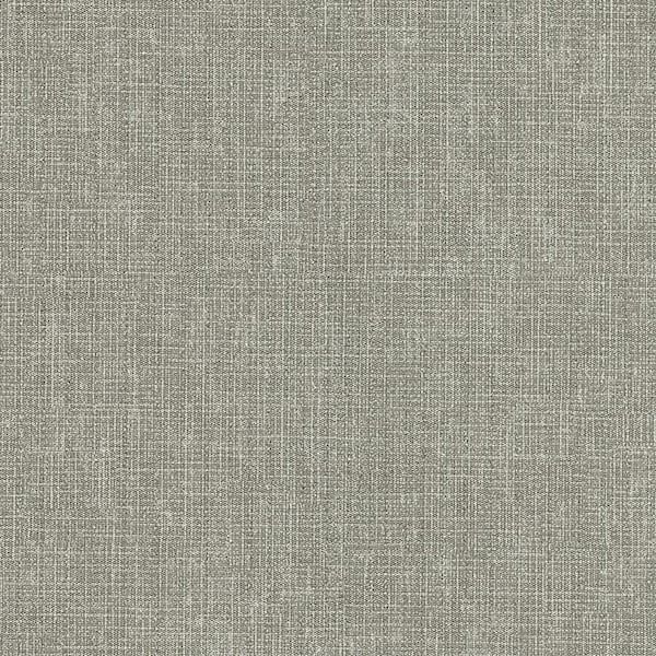 Warner Gabardine Grey Linen Texture Vinyl Strippable Roll Wallpaper (Covers 60.8 sq. ft.)