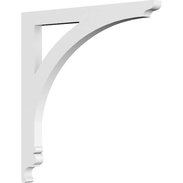 Ekena Millwork 5/8 in. W x 22 in. H x 22 in. D PVC Marshall Bracket