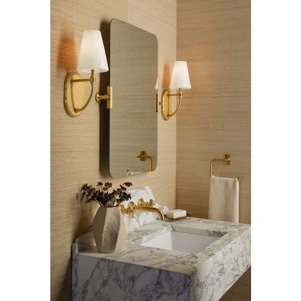 KOHLER Casita By Studio McGee 29.5 in. H x 22.8 in. W Rectangular Framed Wall Mount Bathroom Vanity Mirror in Polished Nickel