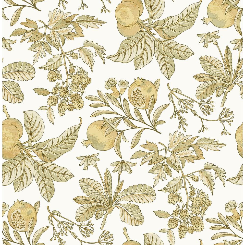 Cecilia Yellow Honey Fruit Matte Non Woven Wallpaper Sample price history on PriceWatchPro