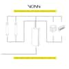 VONN LIGHTING-VOS50128BL-Modern - 5 inch 3W LED Outdoor Step Light