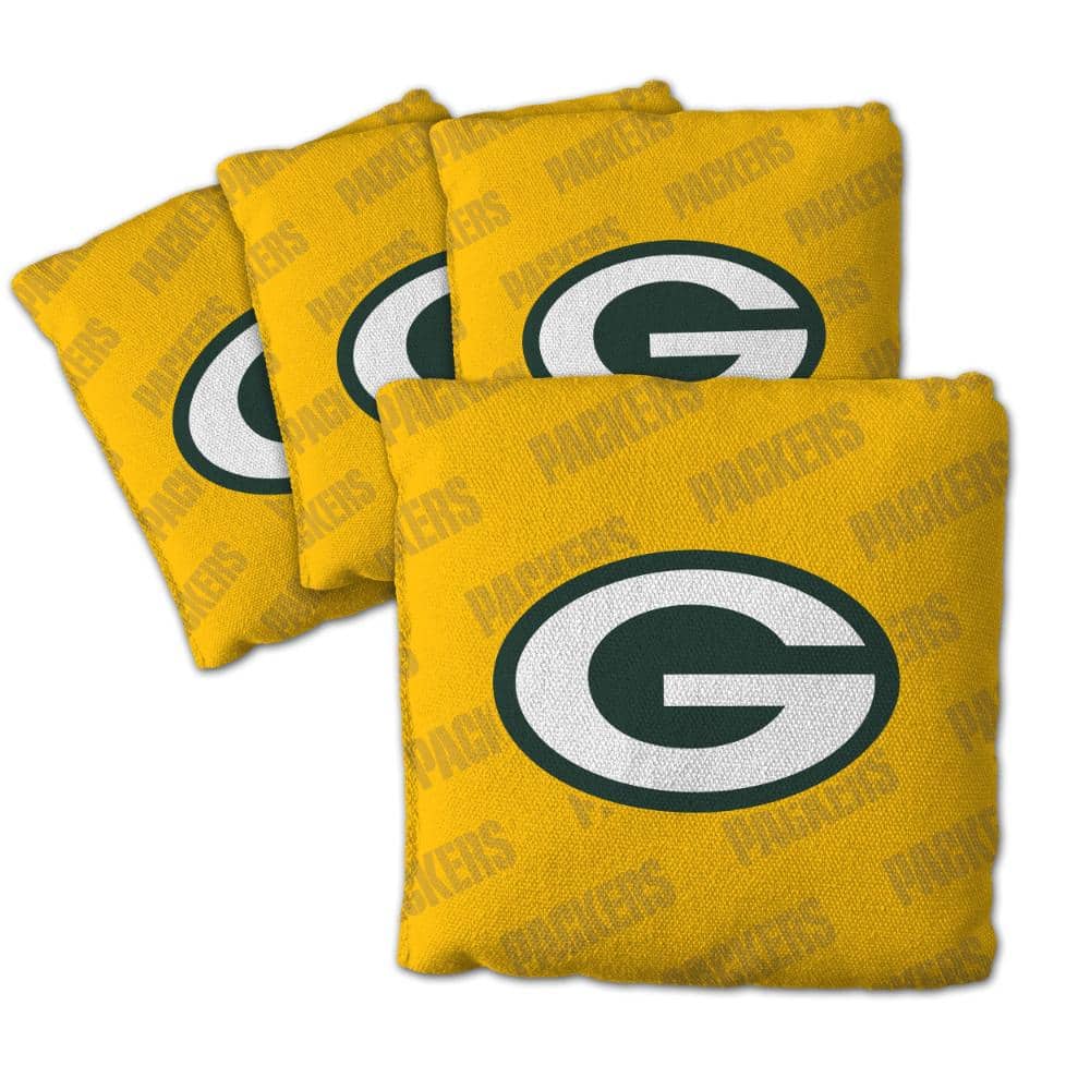 Green Bay Packers Yellow Bean Bag 4pk