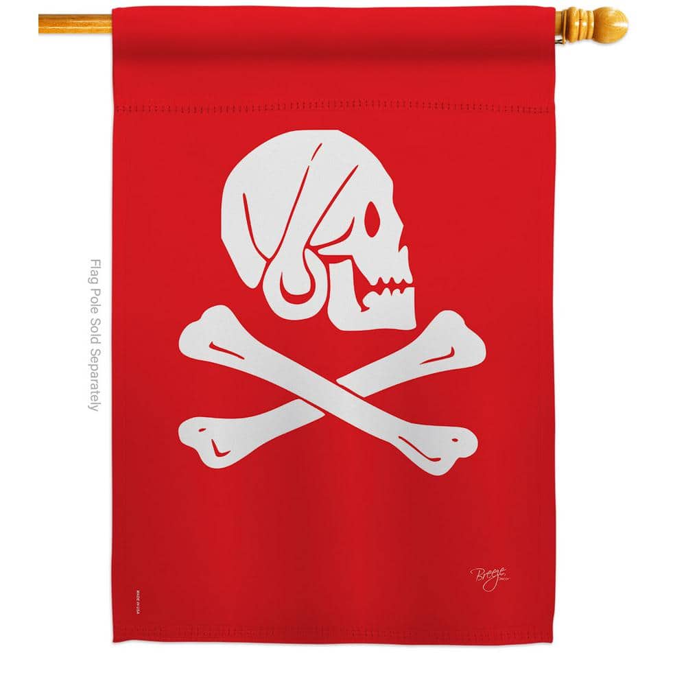 3 x 5 ft. Pirate with Red Scarf Flag