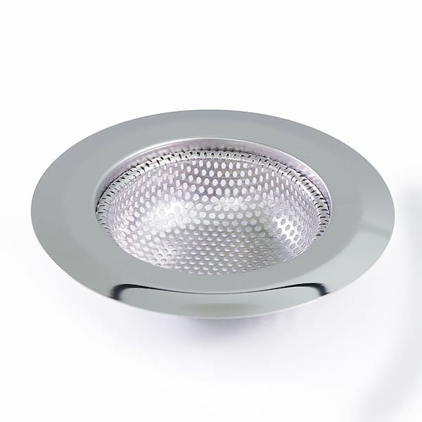 The Plumber's Choice 4.5 in. Stainless Steel Kitchen Sink Basket Strainer  Replacement for Standard Drains Chrome (Pack of 3) 3PPKS - The Home Depot