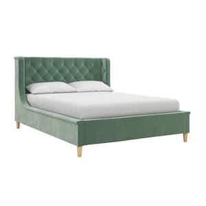 Monarch Hill Ambrosia Teal Full Size Upholstered Bed