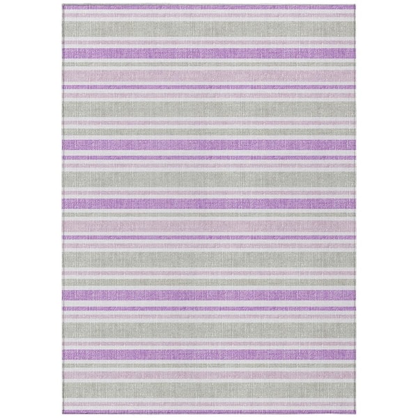 Chantille ACN531 Pearl 8 ft. x 10 ft. Machine Washable Indoor/Outdoor Geometric Area Rug