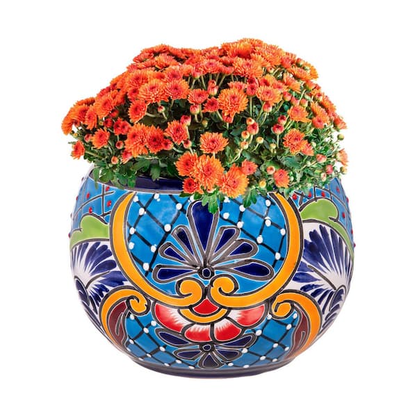 Evergreen Enterprises Talavera Mini Jug Planter Set of 2, Multi