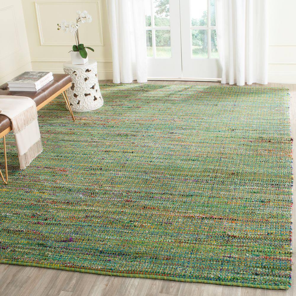 Nantucket Green Hand-Tufted Wool 8' x 10' Area Rug