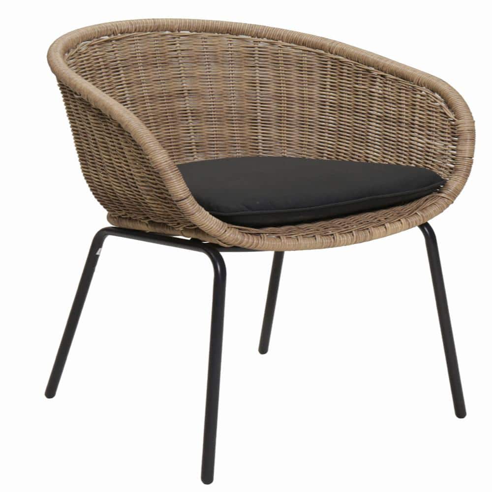 Set of 2 Outdoor Wicker Rattan Bucket Chairs with Cushion price history on PriceWatchPro