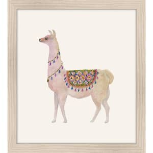Llama II Framed Giclee Animal Art Print 21 in. x 19 in