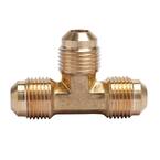 3/8 in. Brass Flare Tee Fitting (5-Pack)