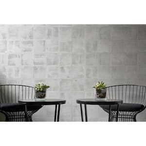 Synergy Gray 15.67 in. x 47.17 in. Matte Patterned Look Ceramic Wall Tile ( 15.396 sq. ft./Case)