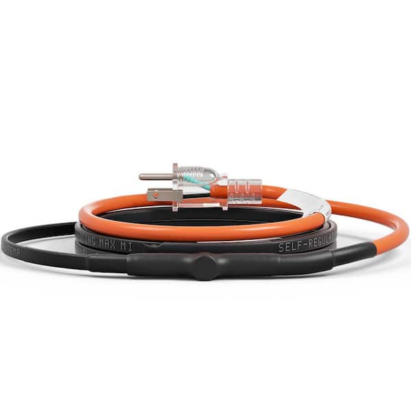 SKYSHALO Self-Regulating Pipe Heating Cable, 6-ft. 5W/ft. Heat Tape for Pipes Freeze Protection, Protects PVC Hose, 120V