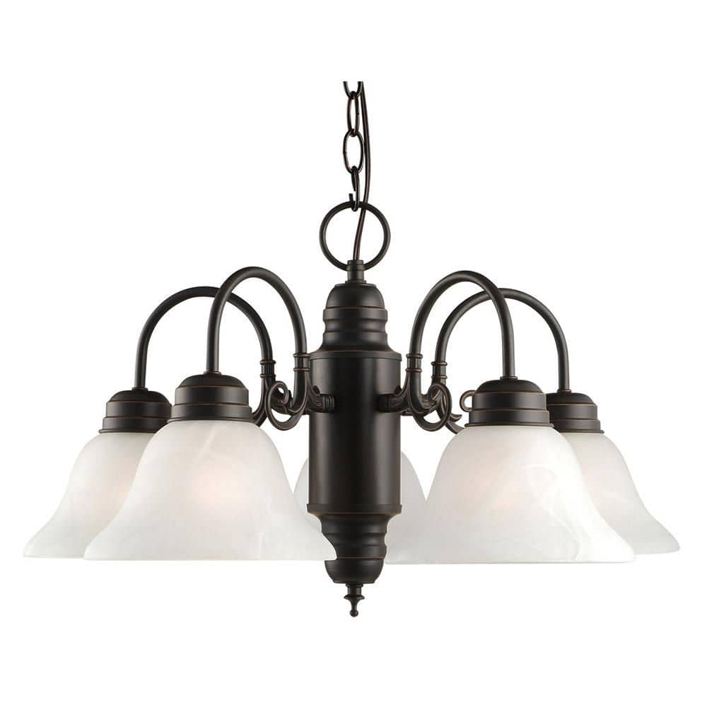 Millbridge 5-Light Oil Rubbed Bronze Chandelier price history on PriceWatchPro