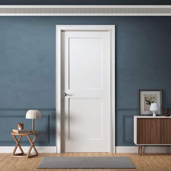 Door Harbor 36 in. x 96 in. Ready-to-Prehung 2-Panel Shaker Solid