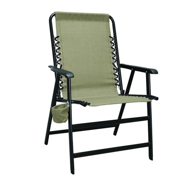 Beige Caravan Sports Suspension Folding Chair 