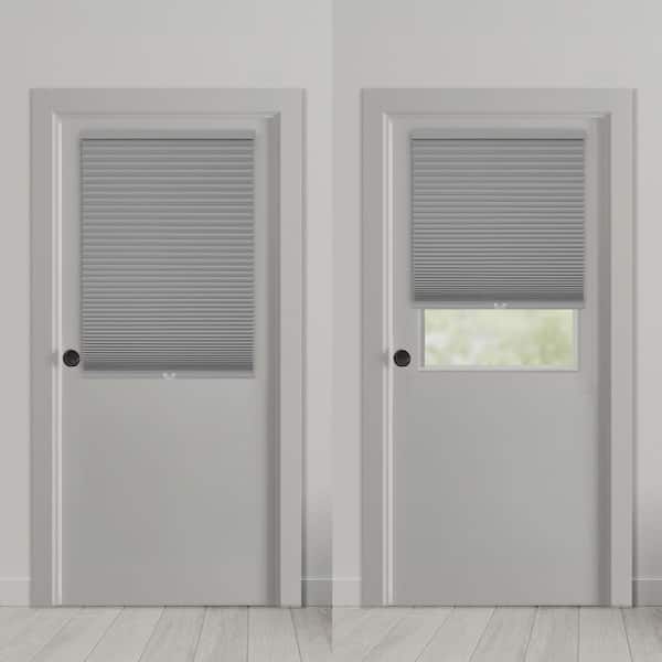 Anchor Gray Cordless Blackout Magnetic Cellular Shade - 26 in. W x 42 in. L
